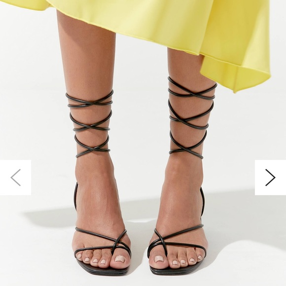 Shoes - Urban Outfitters Alexa Strappy Heeled Sandal NWT